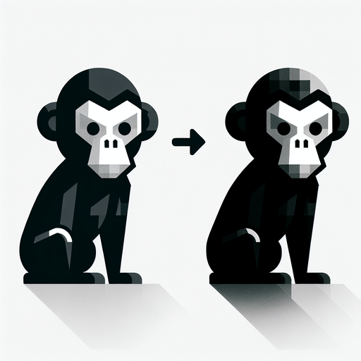 generate a monkey.
Single Game Texture.  In-Game asset.  2d.  Blank background.  High contrast.  No shadows