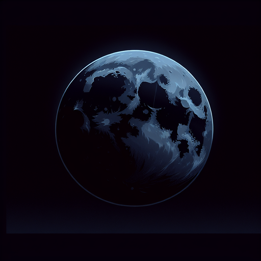 Очень темный фон с облаками и луной реалистичная графика.
Single Game Texture. In-Game asset. 2d. Blank background. High contrast. No shadows.