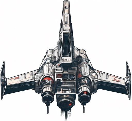 Fais le ressembler à un TIe Fighter