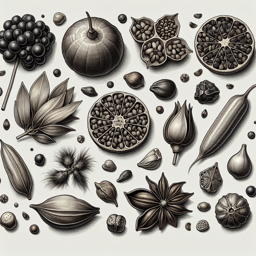 Plant seeds.
Single Game Texture.  In-Game asset.  2d.  Blank background.  High contrast.  No shadows