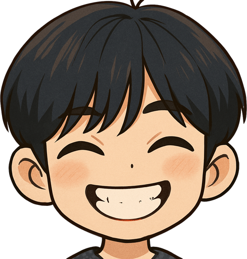 Make him in cartoon chibi style, retains key facial features like his heartfelt smile and expressive eyes that curve when he smiles