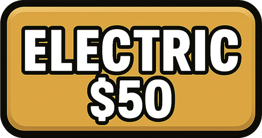 Make button gold and say electric $50