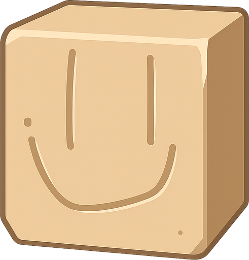 block. No background. Transparent background. Blank background. No shadows. 2d. In-Game asset. flat