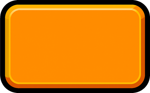 Empty button.
In-Game asset.  2d.  High contrast.  No shadows