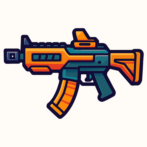 Weapon.
In-Game asset.  2d.  High contrast.  No shadows