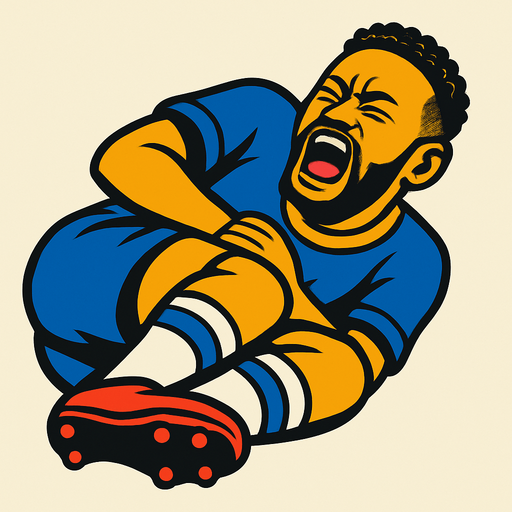 Rolling Neymar.
In-Game asset.  2d.  High contrast.  No shadows