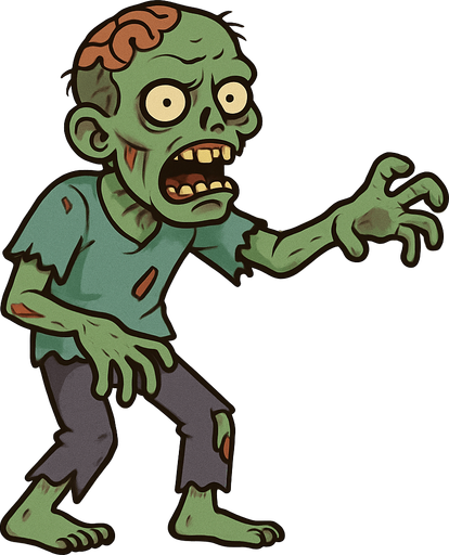 draw a single zombie.
No shadows