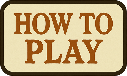 How to play button in professor Layton game style font.
In-Game asset.  2d.  High contrast.  No shadows