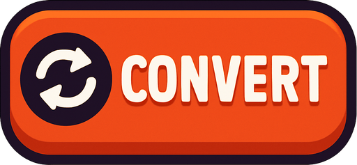 convert button.
In-Game asset.  2d.  High contrast.  No shadows