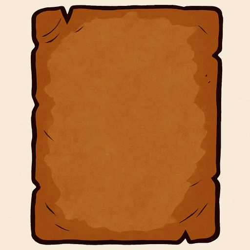 Kahverengi sayfa yaprağı.
In-Game asset.  2d.  High contrast.  No shadows
