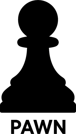 Full black pawn