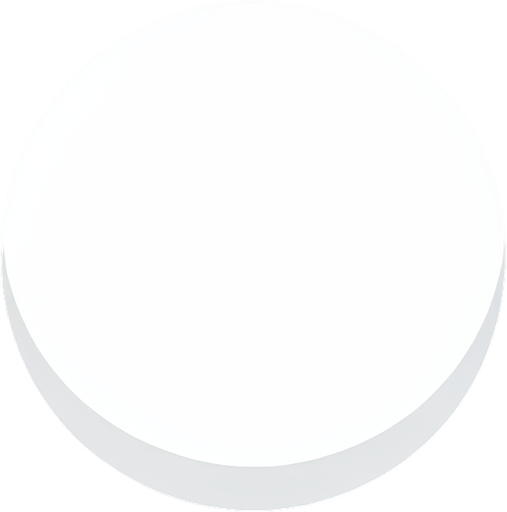semi circle. 2d. white..
Single Game Texture. In-Game asset. 2d. Blank background. High contrast. No shadows.