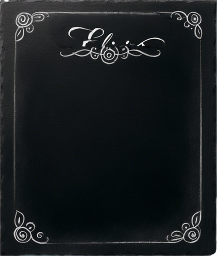 Top Title "ELIXIR" handwritten in chalk