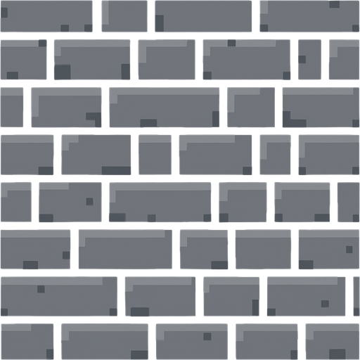 a grey, brick floor. pixel art..
In-Game asset.  2d.  High contrast.  No shadows