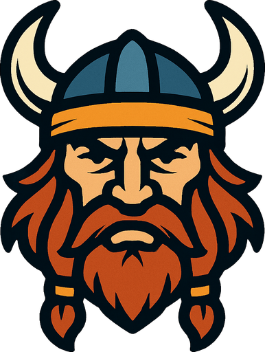 Viking kafası.
In-Game asset.  2d.  High contrast.  No shadows