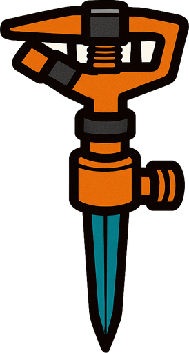 Aspersor.
In-Game asset.  2d.  High contrast.  No shadows