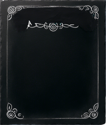 Text "ADEPT ELIXIR" handwritten in white chalk