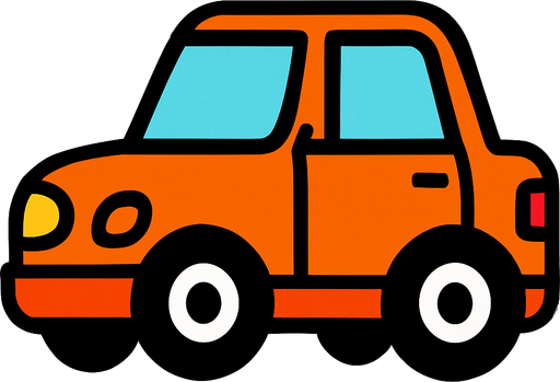Carro 2d.
In-Game asset.  2d.  High contrast.  No shadows