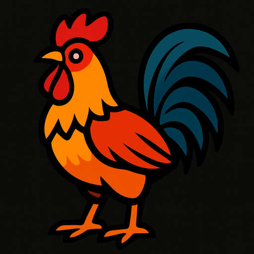 Horoz.
In-Game asset.  2d.  High contrast.  No shadows