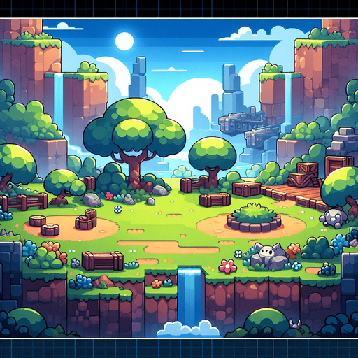 Bg.
Single Game Texture.  In-Game asset.  2d.  Blank background.  High contrast.  No shadows