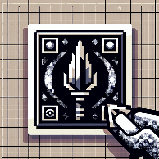 spearbutton. pixelart..
Single Game Texture. In-Game asset. 2d. Blank background. High contrast. No shadows.