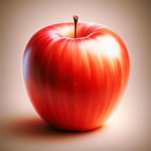 Apple.
2d and great details and color
