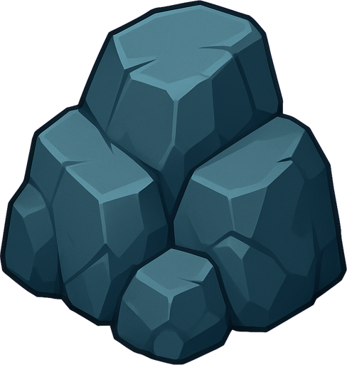 Roca.
In-Game asset.  High contrast.  No shadows. 3D