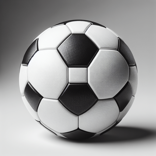 futbol topu.
Single Game Texture. In-Game asset. 2d. Blank background. High contrast. No shadows.