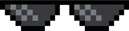 pixel sun glasses
. No background. Transparent background. Blank background. No shadows. 2d. In-Game asset. flat