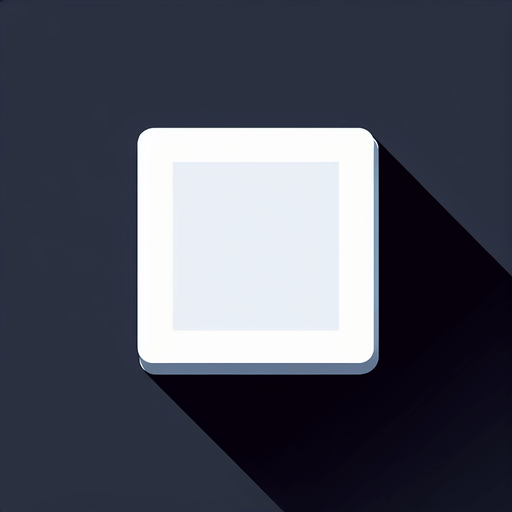 White square.
Single Game Texture. In-Game asset. 2d. Blank background. High contrast. No shadows.