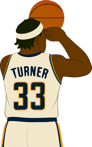 Change picture so his hands are down preparing to shoot