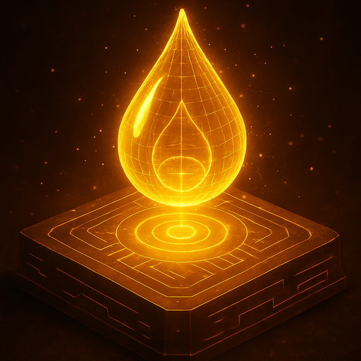 Magic hologram glowing light