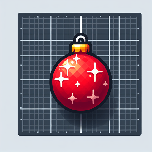 A red christmass tree ball decoration Single Game Texture. In-Game asset. 2d. Blank background. High contrast. No shadows.