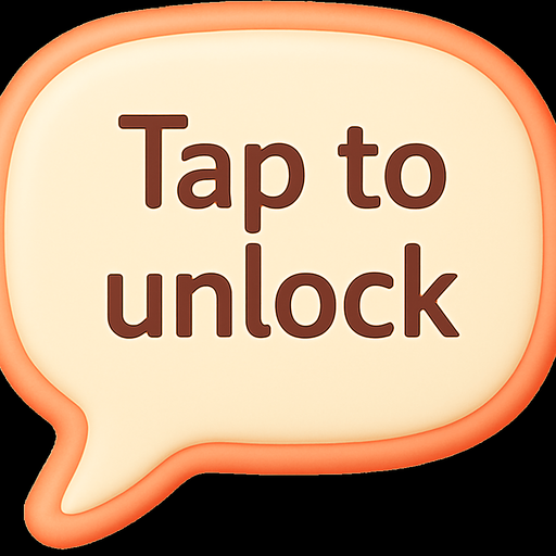 Change text to "Tap to unlock"