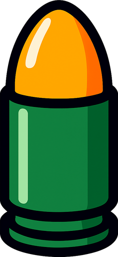 mermi.
In-Game asset.  2d.  High contrast.  No shadows