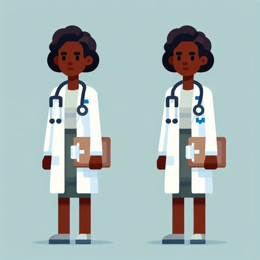 a sprite of a doctor.
a 2d sprite of a doctor