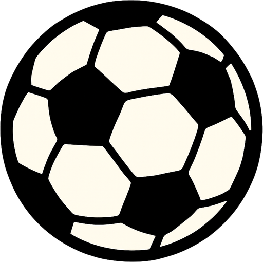 futbol topu.
In-Game asset.  2d.  High contrast.  No shadows