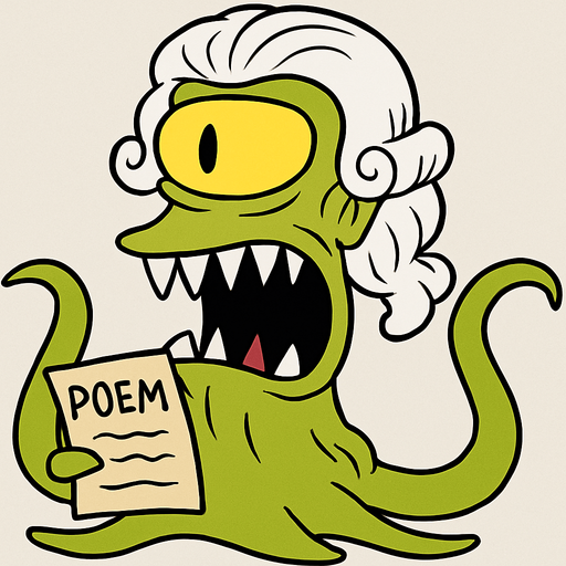 Make my character have White Classical hair and make him hold a poem