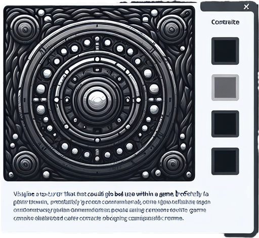 math game panel without any text background.
Single Game Texture.  In-Game asset.  2d.  High contrast
