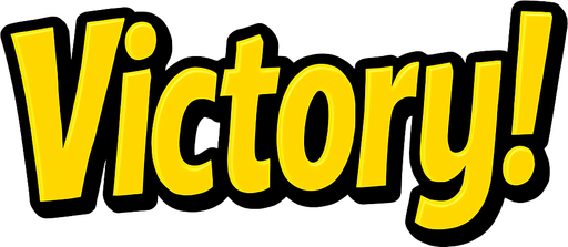 Change the font to say ‘Victory!’