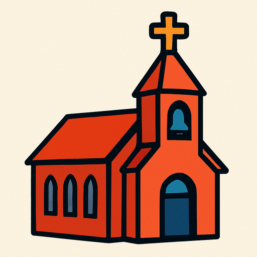 Church.
In-Game asset.  2d.  High contrast.  No shadows