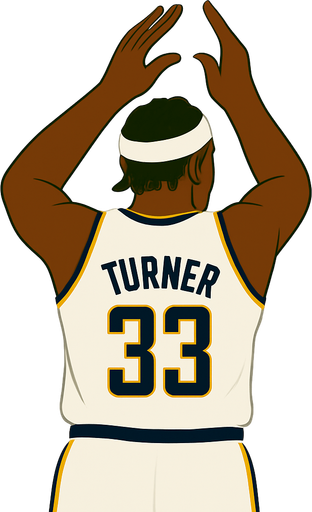 Give him a white headband and an Indiana pacers white uniform