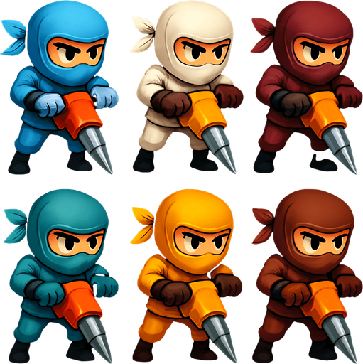 Same ninjas characters but other colors