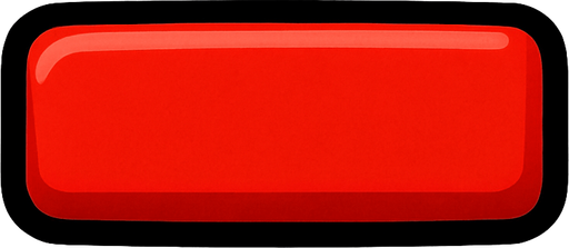 Simbolo de menos de color rojo.
In-Game asset.  2d.  High contrast.  No shadows