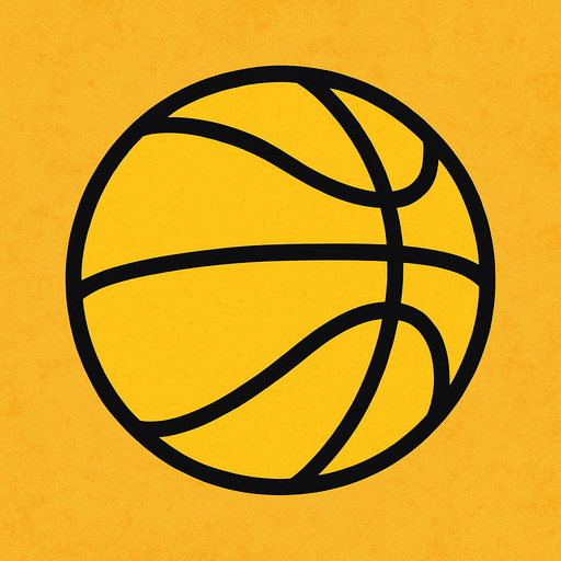 Bana 2d basketbol topu yap sarı renkli olsun.
In-Game asset.  2d.  High contrast.  No shadows