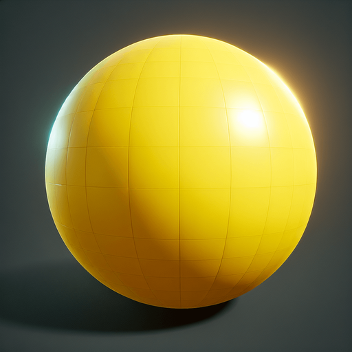 balon sarı.
Single Game Texture.  In-Game asset.  2d.  Blank background.  High contrast.  No shadows