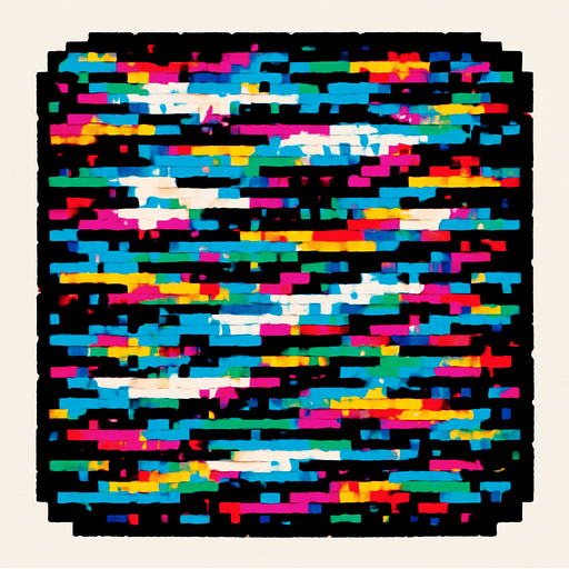 Pibby glitch wall.
In-Game asset.  High contrast.  No shadows