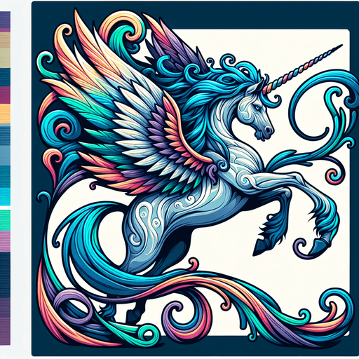 Flying unicorn fullbody sideview.
Single Game Texture. In-Game asset. 2d. Blank background. High contrast. No shadows.