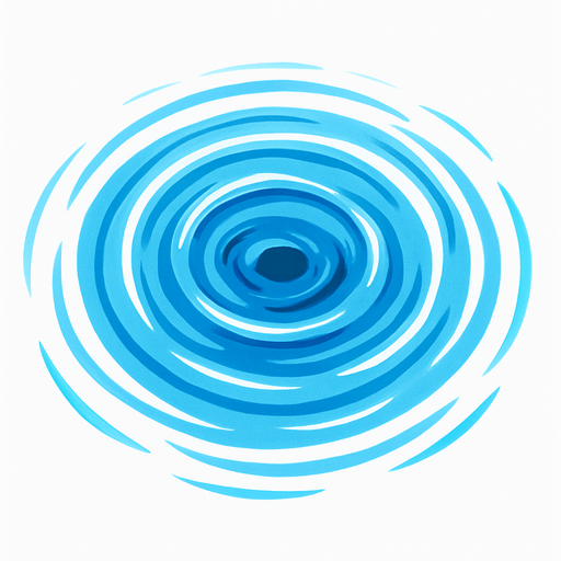Water ripple from above.
Single Game Texture.  In-Game asset.  2d.  Blank background.  High contrast.  No shadows