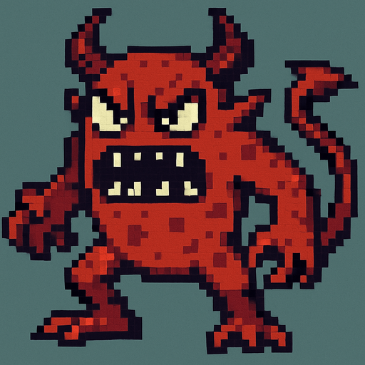 Retro pixel style from arcade